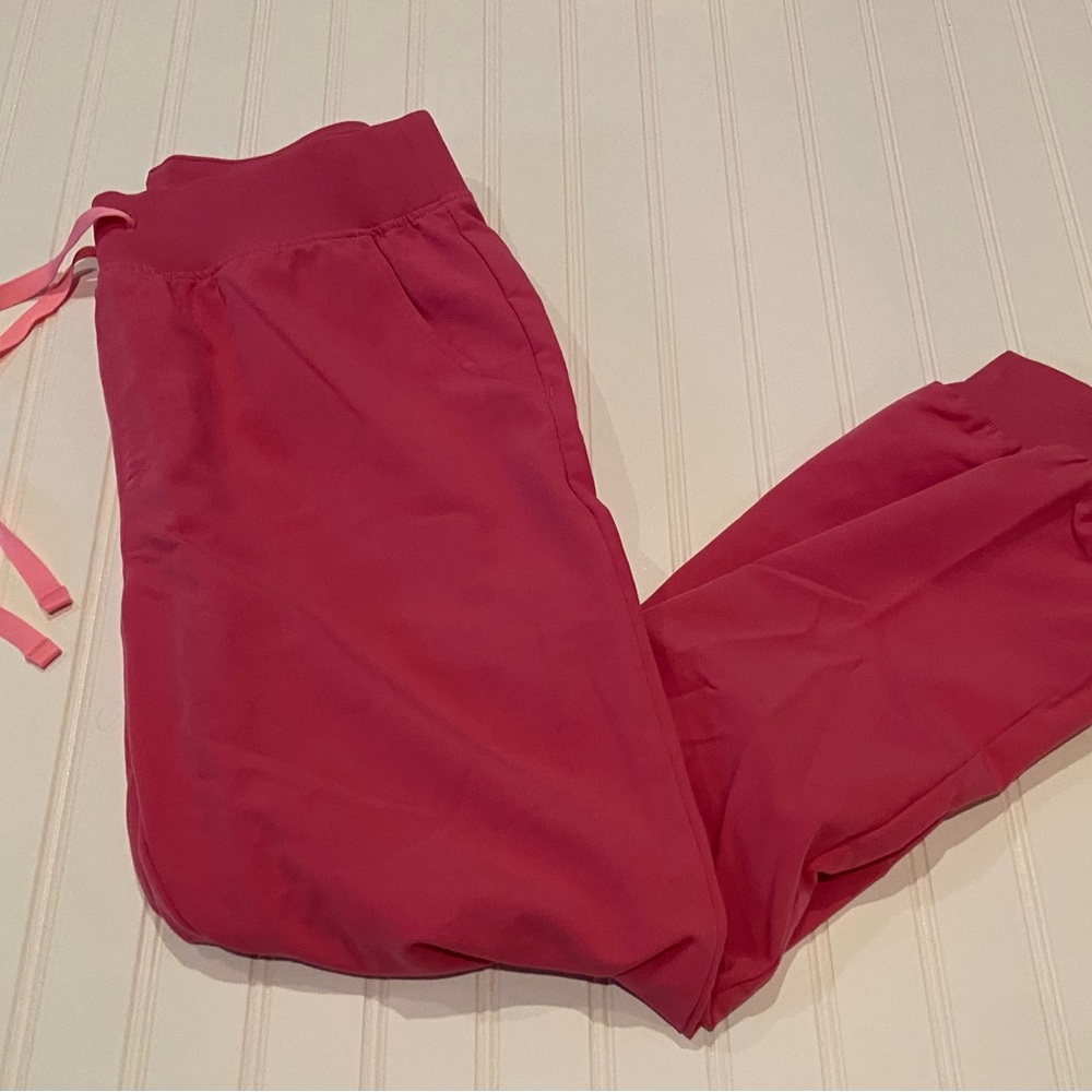 FIGS F’ing Pink High Waisted Zamora Joggers